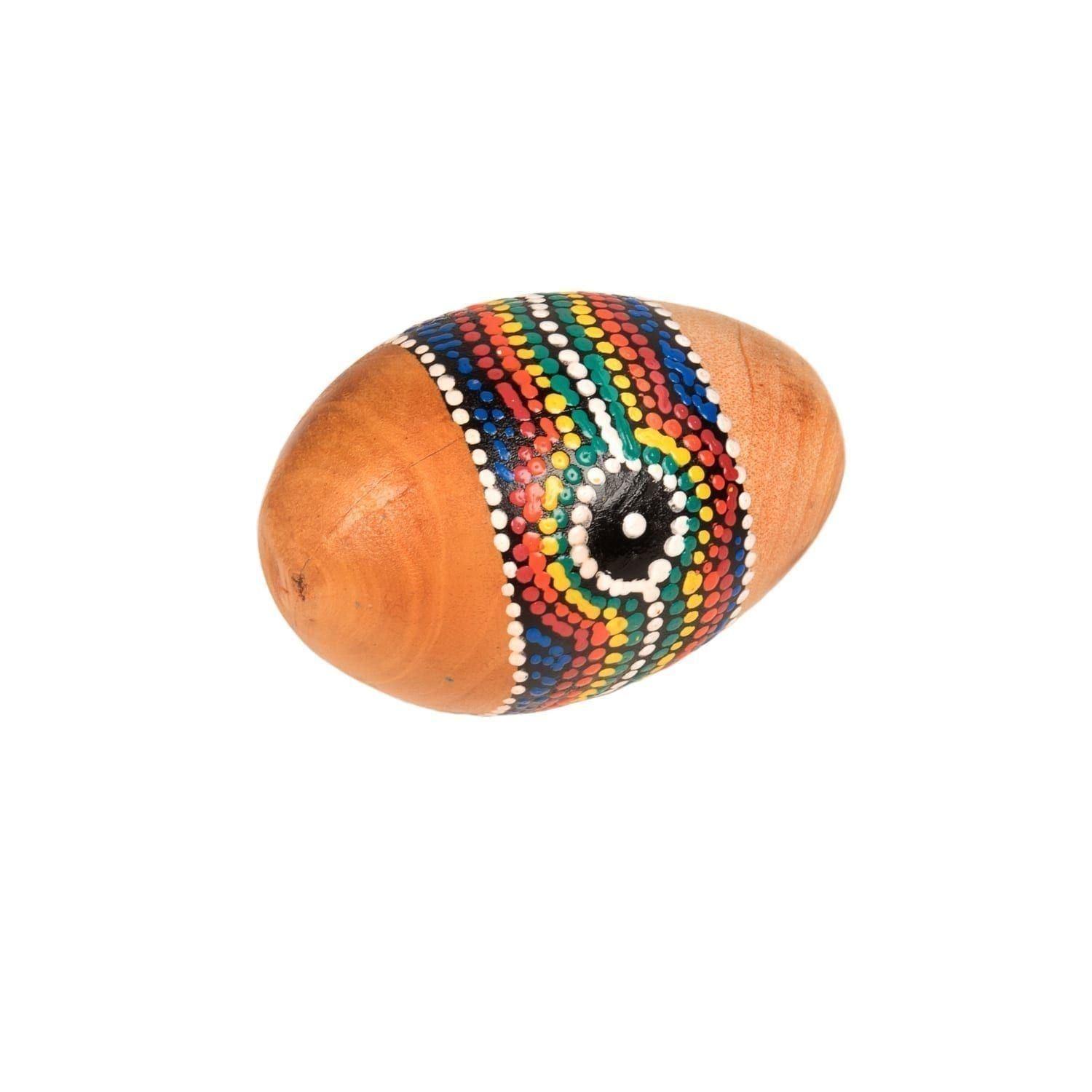 Egg Shaker - Large - 9cm, painted.