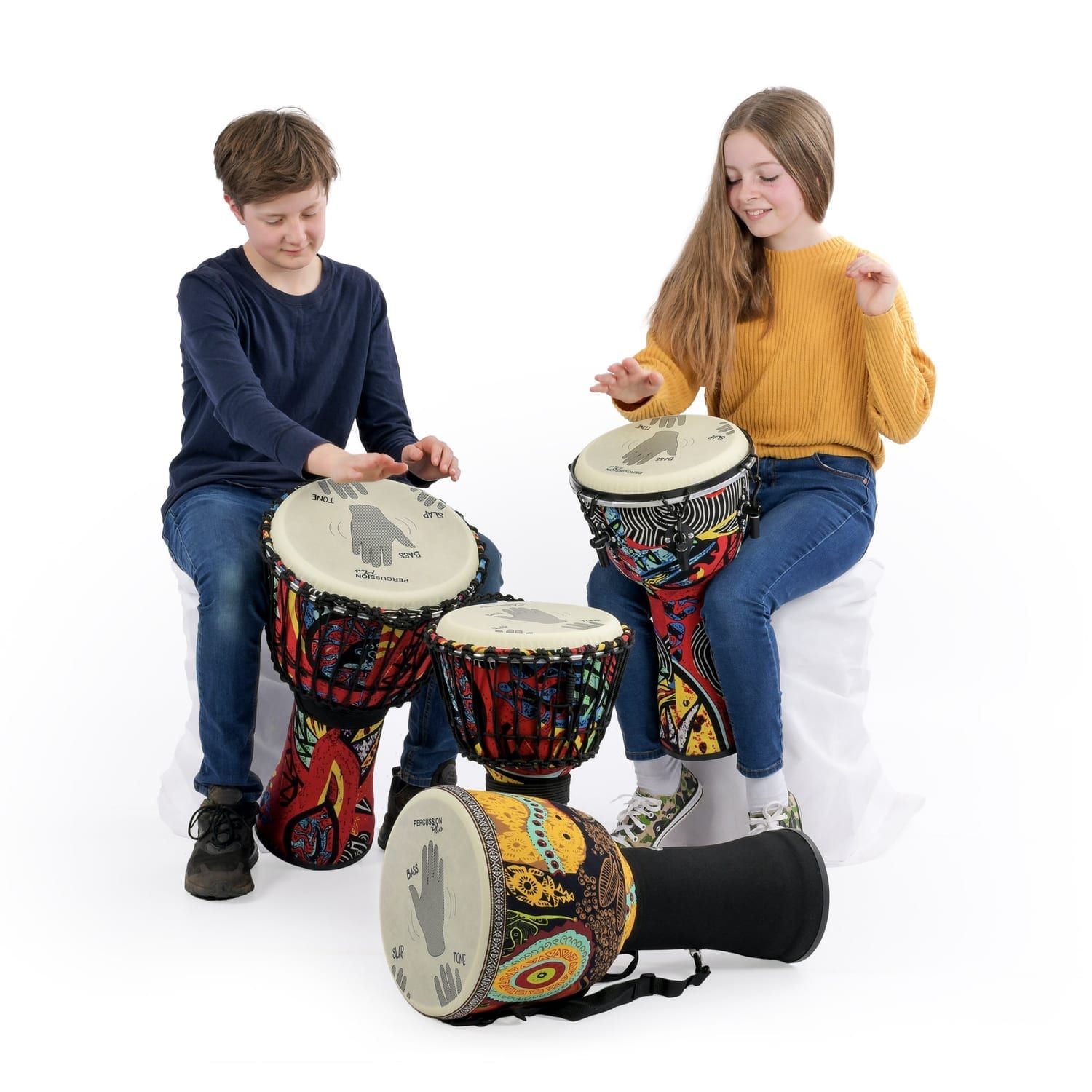 action played - Percussion Plus Slap Djembe - whole-set-key