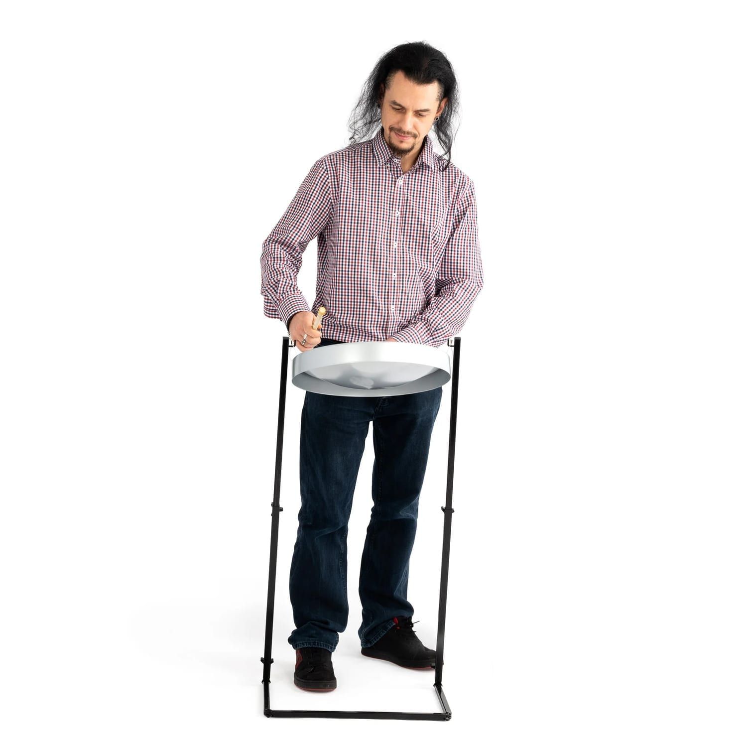 Jumbie Jam Steel Pan - floor standing - played
